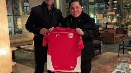 Pelatih Timnas Indonesia Patrick Kluivert dan Ketum PSSI Erick Thohir (instagram)