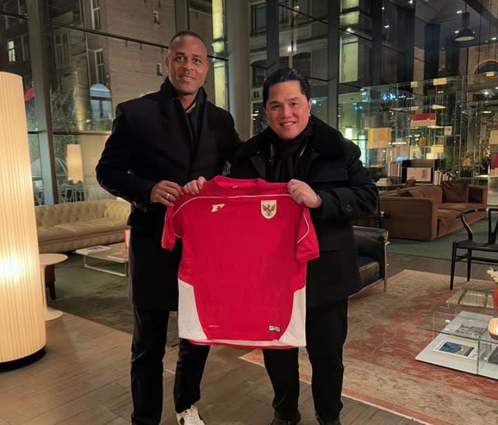 Pelatih Timnas Indonesia Patrick Kluivert dan Ketum PSSI Erick Thohir (instagram)