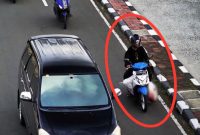 Jasad dalam karung dibawah pakai motor
