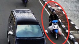 Jasad dalam karung dibawah pakai motor