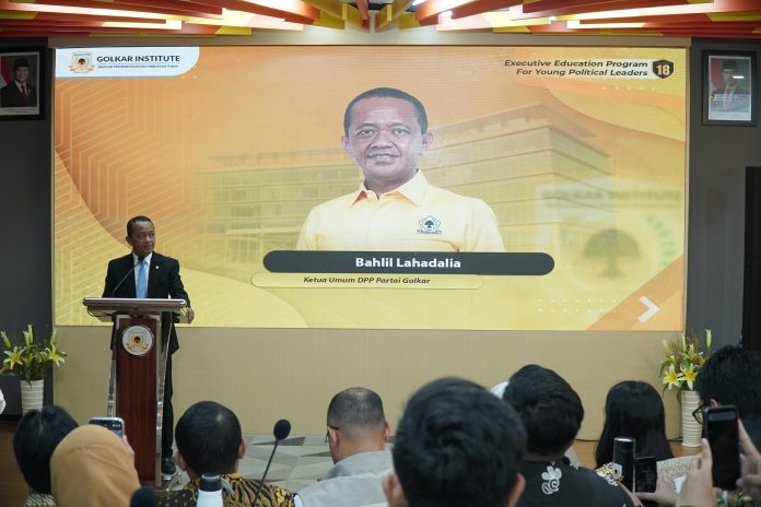 Bahlil Lahadalia membuka kegiatan YPL Batch 18 Golkar Institute