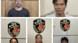 Pelaku pembakar mobil polisi (sumber; Detik.com)