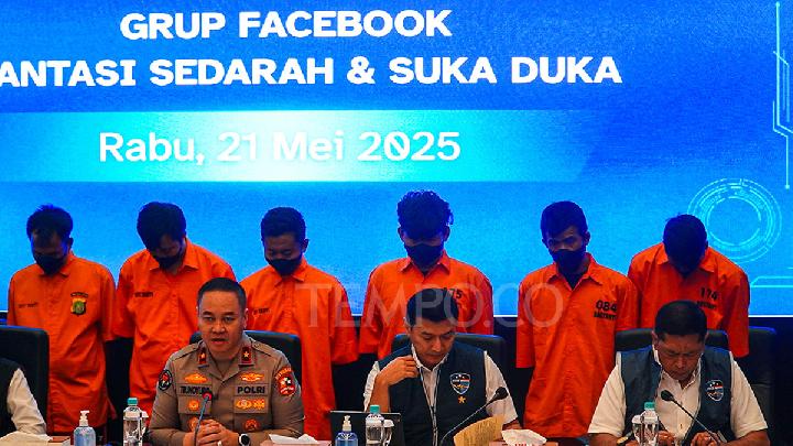 Penampakan tersangka Group FB Gantasi Sedarah