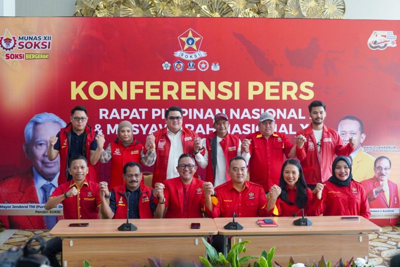 Konfrensi Pers Penyelenggara Munas Soksi
