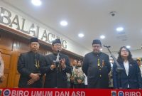Pramono dan Rano Setelah melantik Pejabat Lingkup DKI Jakarta