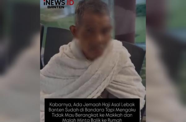 Viral Jamaah Haji Menolak berangkat karena belum pantas