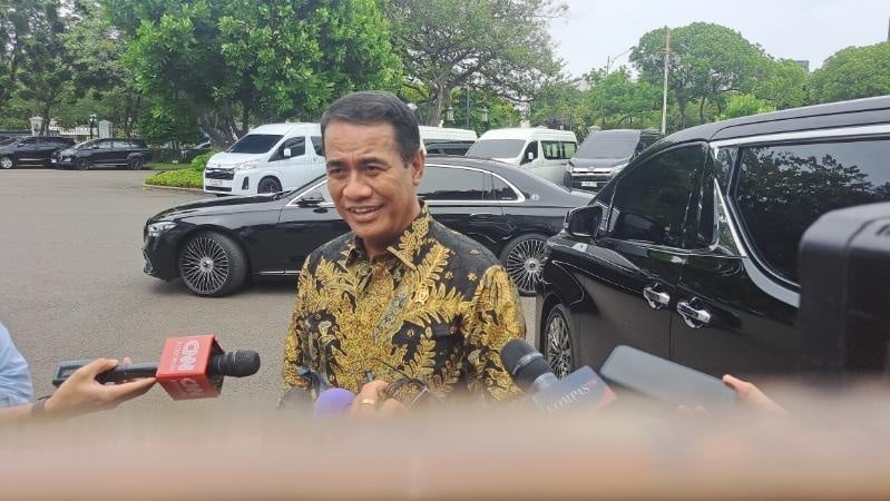 Menteri Pertanian, Amran Sulaiman di Istana Merdeka