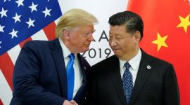 Donald Trump Dan Xi Jinping