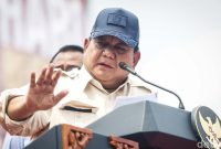 Prabowo Subianto di Hari Buruh