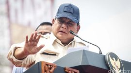 Prabowo Subianto di Hari Buruh