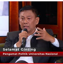 Selamat Ginting Analis Politik Unas