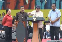 Prabowo berorasi di hari buruh