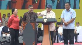 Prabowo berorasi di hari buruh