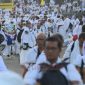 Jamaah Haji Indonesia Jalan Kaki