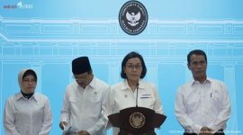 Sri Mulyani dan Menteri lainnya.