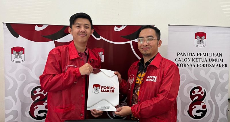 Andi Muh. Riski AD secara resmi mengambil formulir pencalonan sebagai Bakal Calon Ketua Umum periode 2025–2030 di Graha SOKSI, Pasar Minggu, Jakarta Selatan, Rabu (30/7/2025).