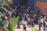 Penjarahan di Gudang Bulog Sumut