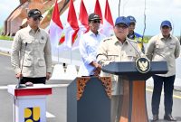Prabowo Resmikan Jembatan Kabanaran Bantul DIY (Sumber; Setneg.com)
