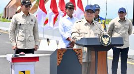 Prabowo Resmikan Jembatan Kabanaran Bantul DIY (Sumber; Setneg.com)