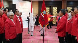 Mukhammad Misbakhun melantik H. Sahrujani sebagai Ketua Soksi Kalsel