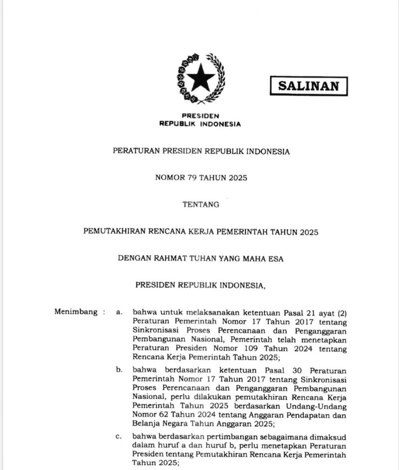 Perpres 29 Tahun 2025