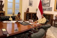 Menteri ESDM bertemu dengan Presiden Prabowo di Istana Merdeka Jakarta