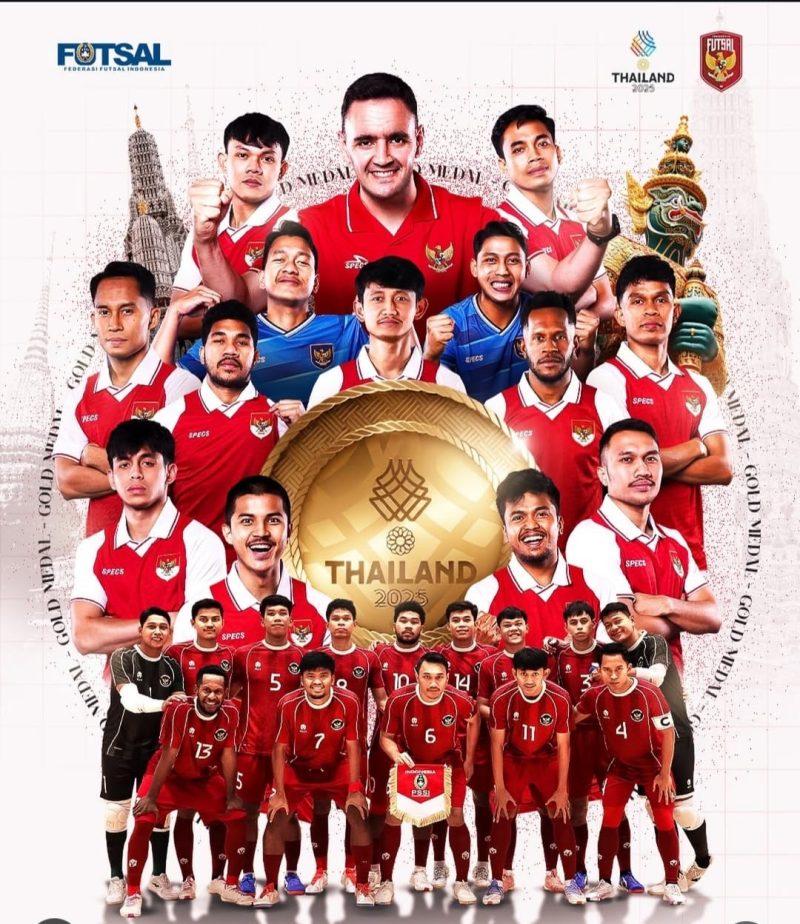 Timnas Futsal Indonesia raih Emas di Sea Games Thailand