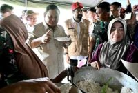 Presiden Prabowo di Lokasi Pengungsian Bireun Aceh