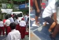 MOBIL MBG Menabrak Siswa dan Guru Sekolah Dasar di Jakarta Utara