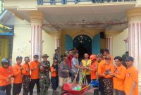 GP ANSOR Lakukan Aksi Bersih-bersih di Gereja Lokasi dampak bencana