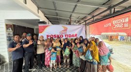 Tidar Tapteng Turut Membantu Korbann bencana Banjir dan Longsor di Tapteng, bersama ketua Tidar Tapteng Yulinar Havsa Pasaribu