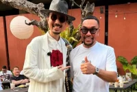 Ketua Umum Iluni UI, Pramudya A. Oktavinanda bersama Sahroni