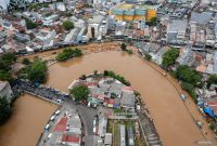 Kondisi Banjir Jakarta (Sumber: Antara)