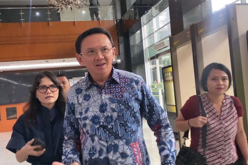 Basuki Tjahja Purnama Alias Ahok di PN Pusat (Sumber: Detik.com)