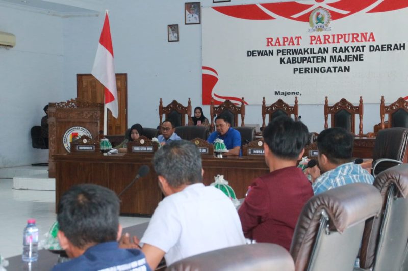 Rapat Komisi I DPRD Kab. Majene bersama dengan Forum BPD Majene