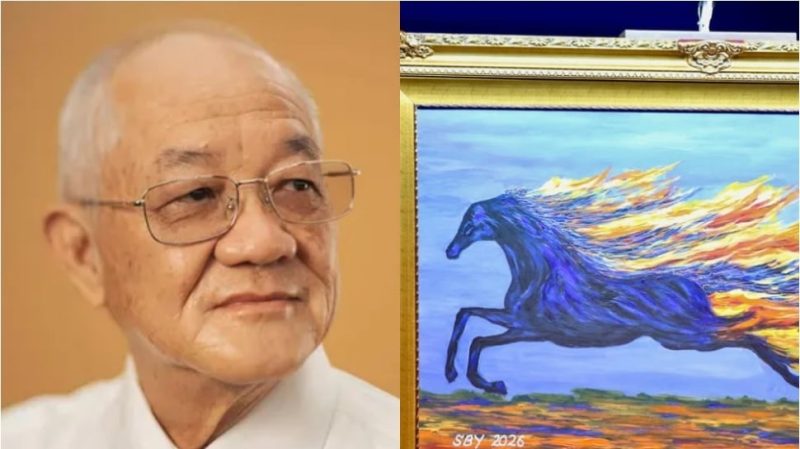 Low Tuck Kwong Pinang Lukisan Karya SBY Senilai Rp6,5 Miliar (Sumber: suara.com)