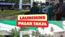 Launching Pasar Takjil Desa Palipi Soreang Sulawesi Barat