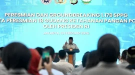 Presiden Prabowo Resmikan 1.179 SPPG Polri