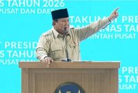 Presiden Prabowo (sumber: Screenshoot Youtube Setpres)