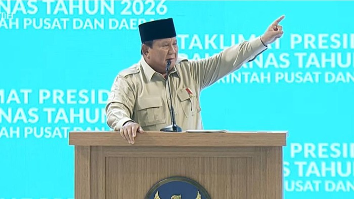 Presiden Prabowo (sumber: Screenshoot Youtube Setpres)
