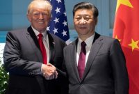 Donald Trump dan XI Jinping (Sumber: bisnis.com).