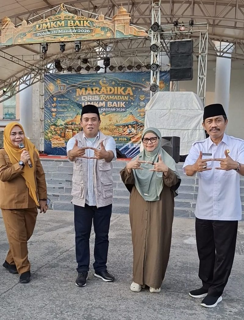 Maradika Ramadhan QRIS UMKM Baik di Polewali Mandar (do. Istimewa)