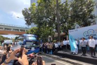 Wapres gibran menghadiri pelepasan Mudik Danareksa (Sumber: AntaraNews)