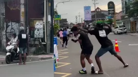 Viral Orang tidak dikenal memukul Peserta JOGJA RUN 10K (Sumber: Dikasih Info)