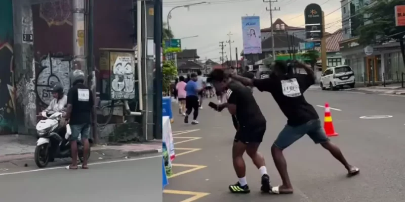 Viral Orang tidak dikenal memukul Peserta JOGJA RUN 10K (Sumber: Dikasih Info)
