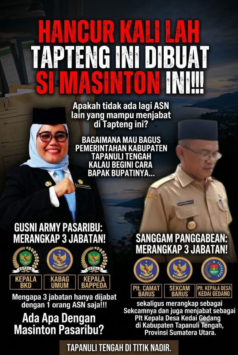Kepala BKPSDM Bantah Tuduhan Merangkap Tiga Jabatan Sekaligus (Dok Istimewa)