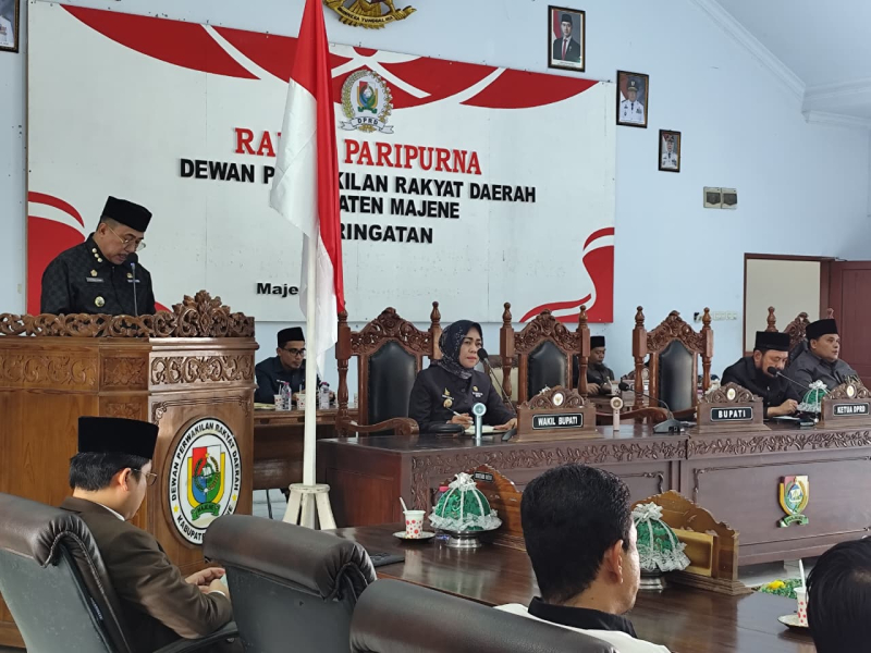 DPRD Majene Gelar Rapat Paripurna Pertanggungjawaban APBD 2025 (Dok. Istimewa)