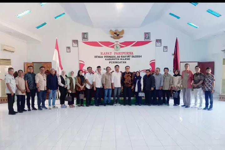 Pererat Silaturahmi, Sekwan DPRD Majene Sambut Kunker Legislator Barru (Dok. Istimewa)