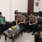 Pengurus GP Ansor Majene bersilaturahmi dengan Kapolres  Majene