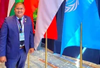 Pakar Kepolisian, Dr. Rangga Afianto. Polri berpartisipasi dalam konferensi Association of Police Training Institution in Asia (APTA) ke-10 di Ulaanbaatar, Mongolia.